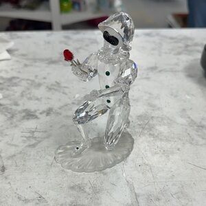 Swarovski Crystal Harlequin w/ Rose